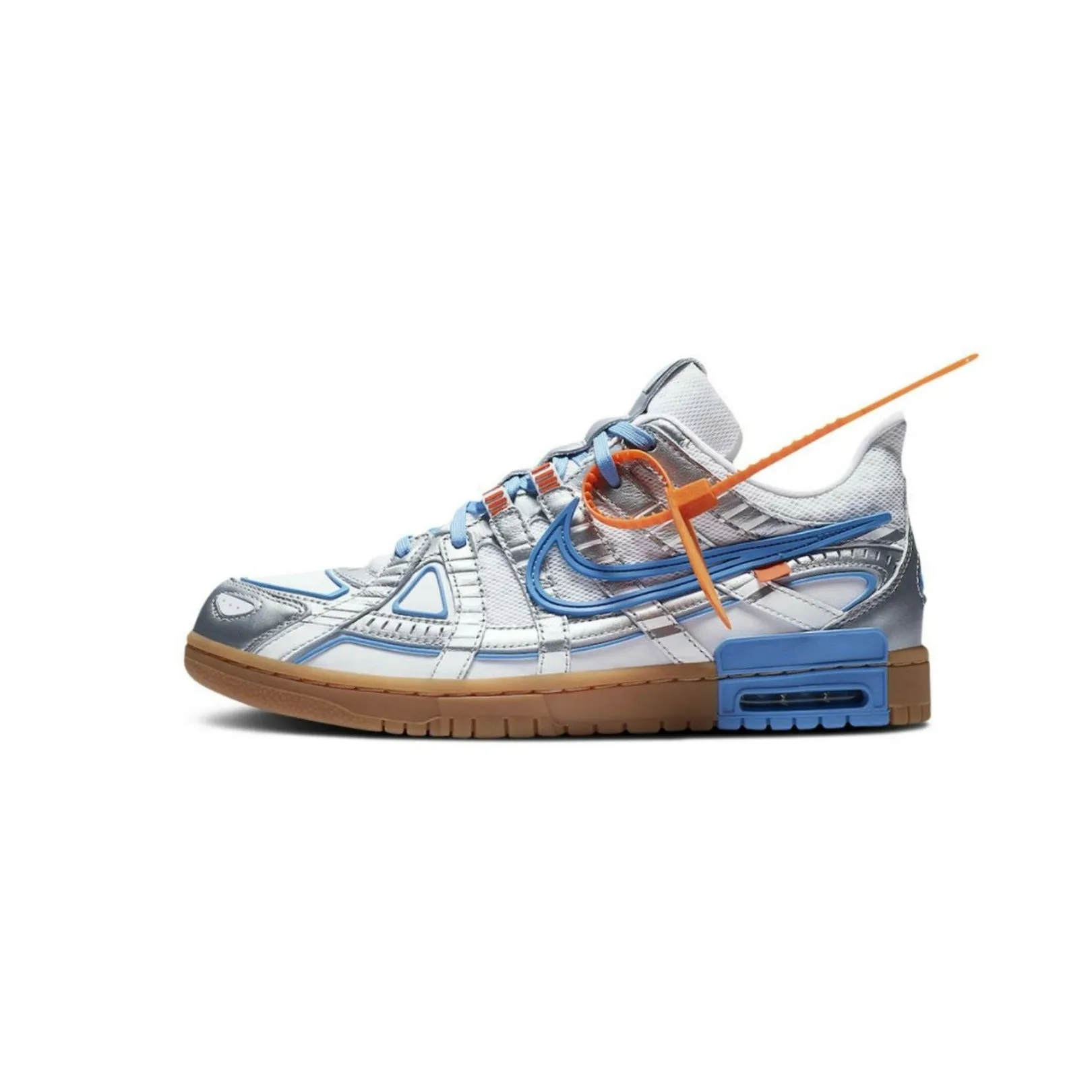 Air Rubber Dunk Off-White UNC White Blue By Nike Nike Dunk sneakers with classic silhouette