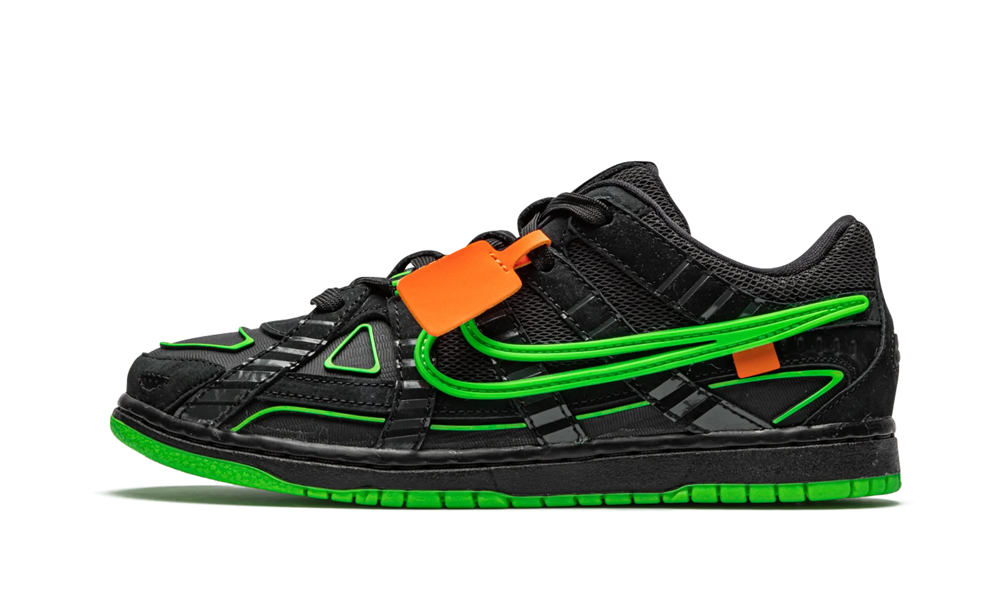 Air Rubber Dunk PS "Off-White - Green Strike" nike preschool slip-on sneakers