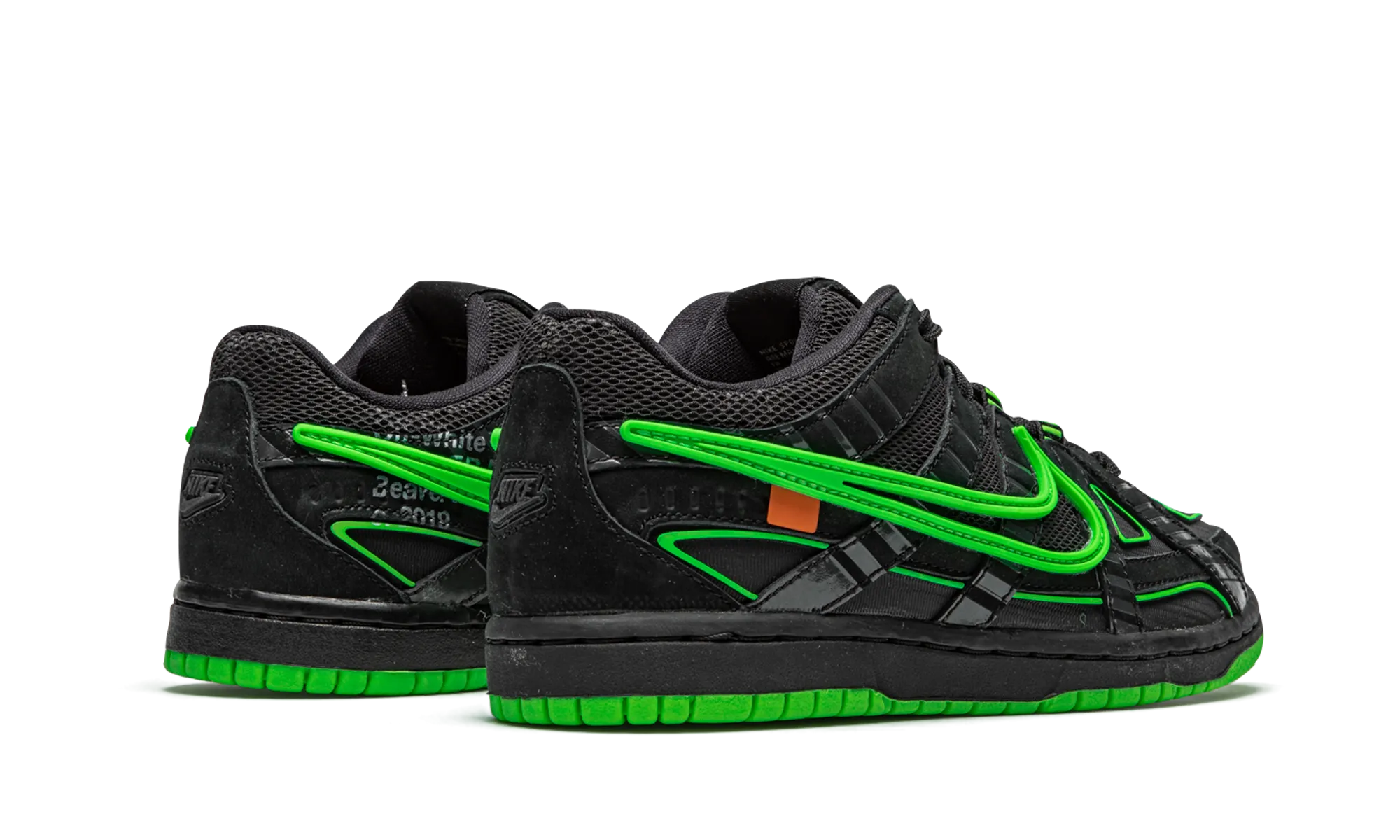 Air Rubber Dunk PS "Off-White - Green Strike" nike preschool slip-on sneakers