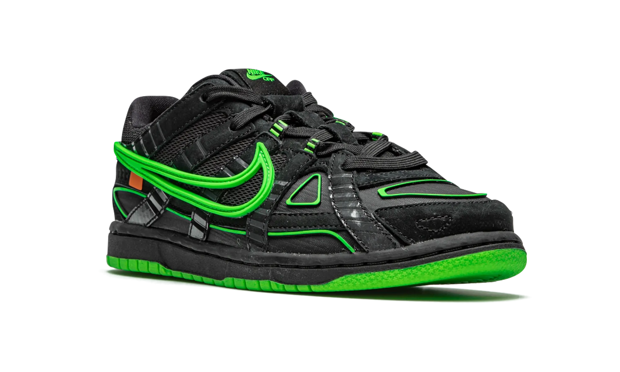 Air Rubber Dunk PS "Off-White - Green Strike" nike preschool slip-on sneakers