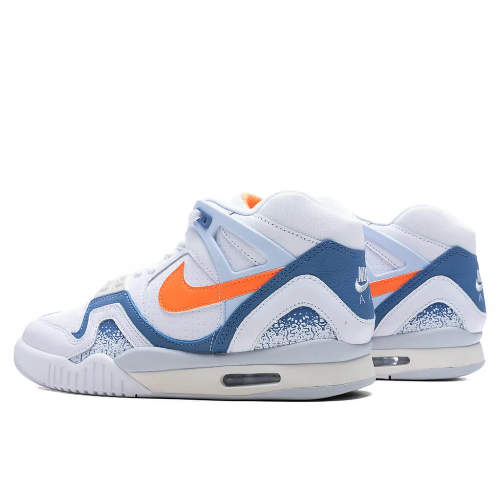 Air Tech Challenge 2 - White/Tart/Stone Blue/Football Grey Nike Lightweight Everyday Shoes