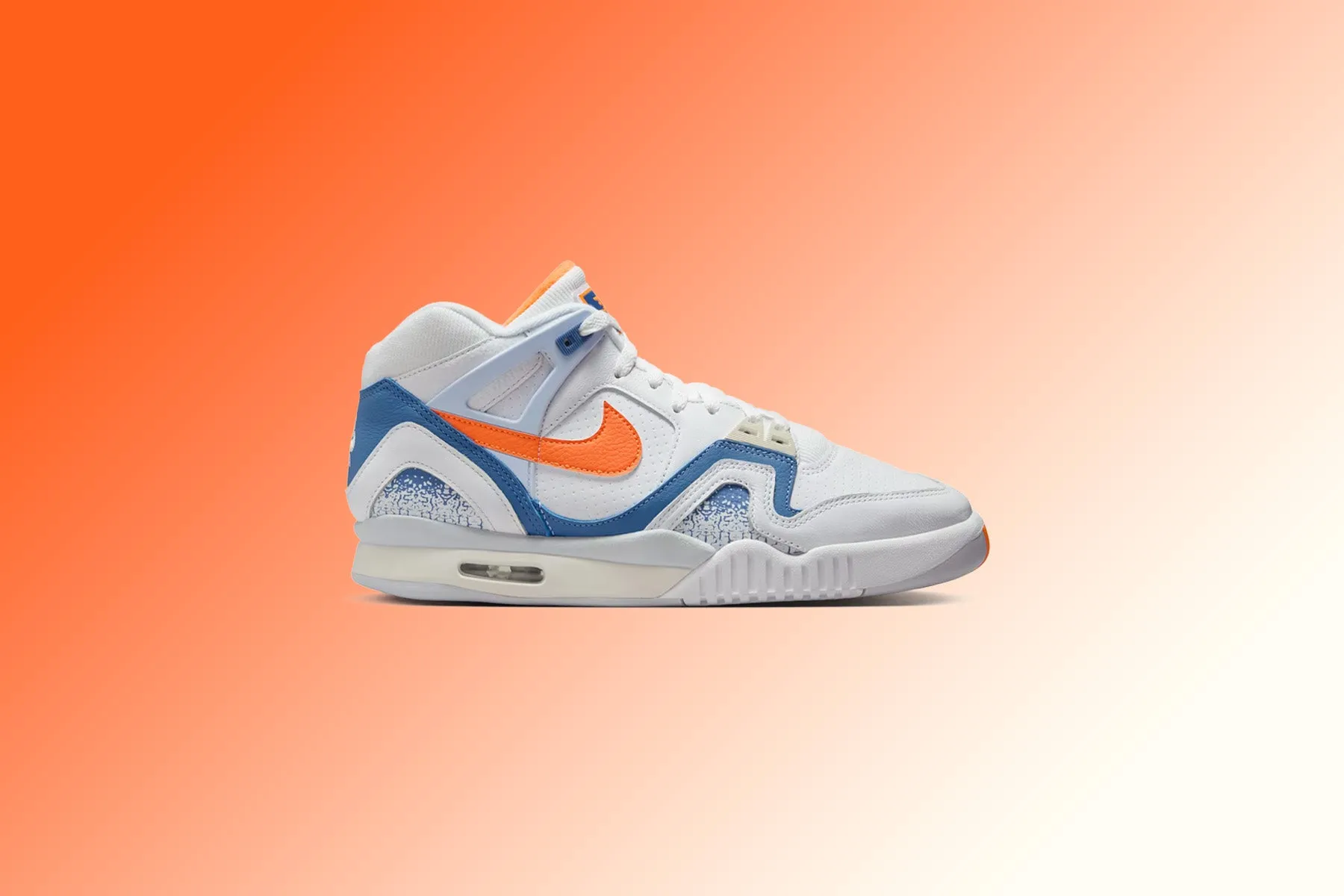 Air Tech Challenge 2 - White/Tart/Stone Blue/Football Grey Nike Lightweight Everyday Shoes