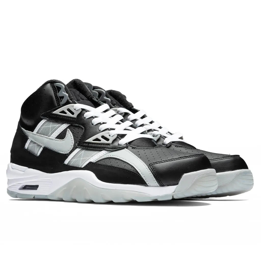 Air Trainer SC High - Black/Light Smoke Grey/Cool Grey Nike Bold Logo Sneakers