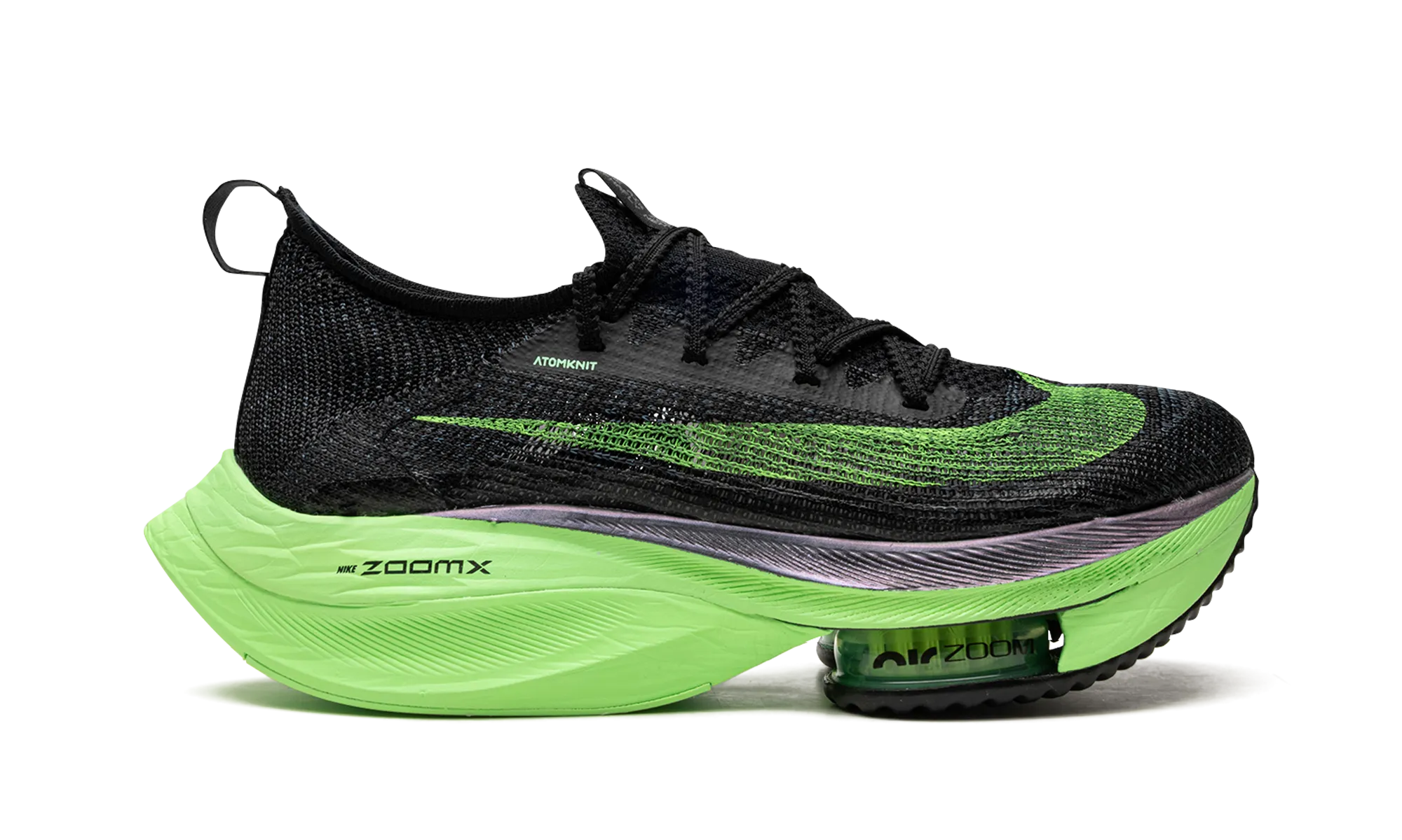 AIR ZOOM ALPHAFLY NEXT% WMNS "Black / Electric Green" nike stylish womens footwear