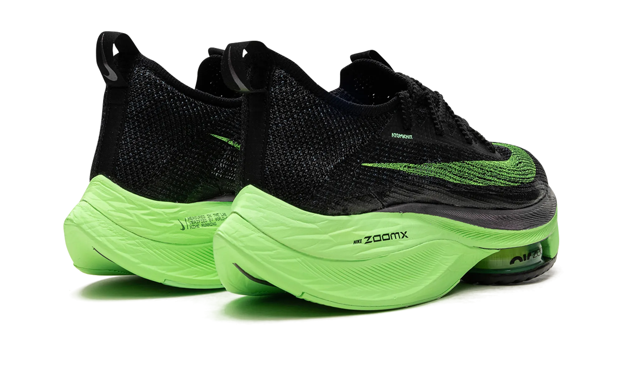 AIR ZOOM ALPHAFLY NEXT% WMNS "Black / Electric Green" nike stylish womens footwear