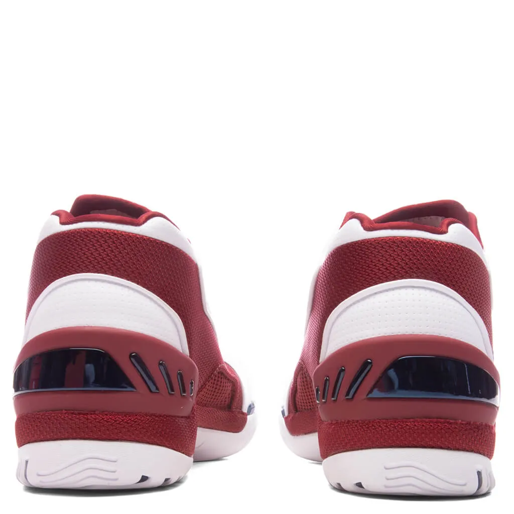 Air Zoom Generation White and Varsity Crimson - White/White/Midnight Navy Nike Lightweight Everyday Shoes