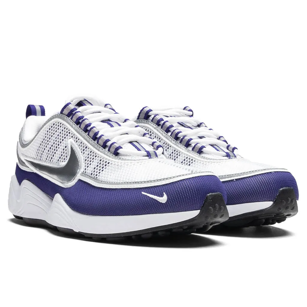 Air Zoom Spiridon SP - White/Metallic Silver/Light Concord Nike Lightweight Everyday Shoes