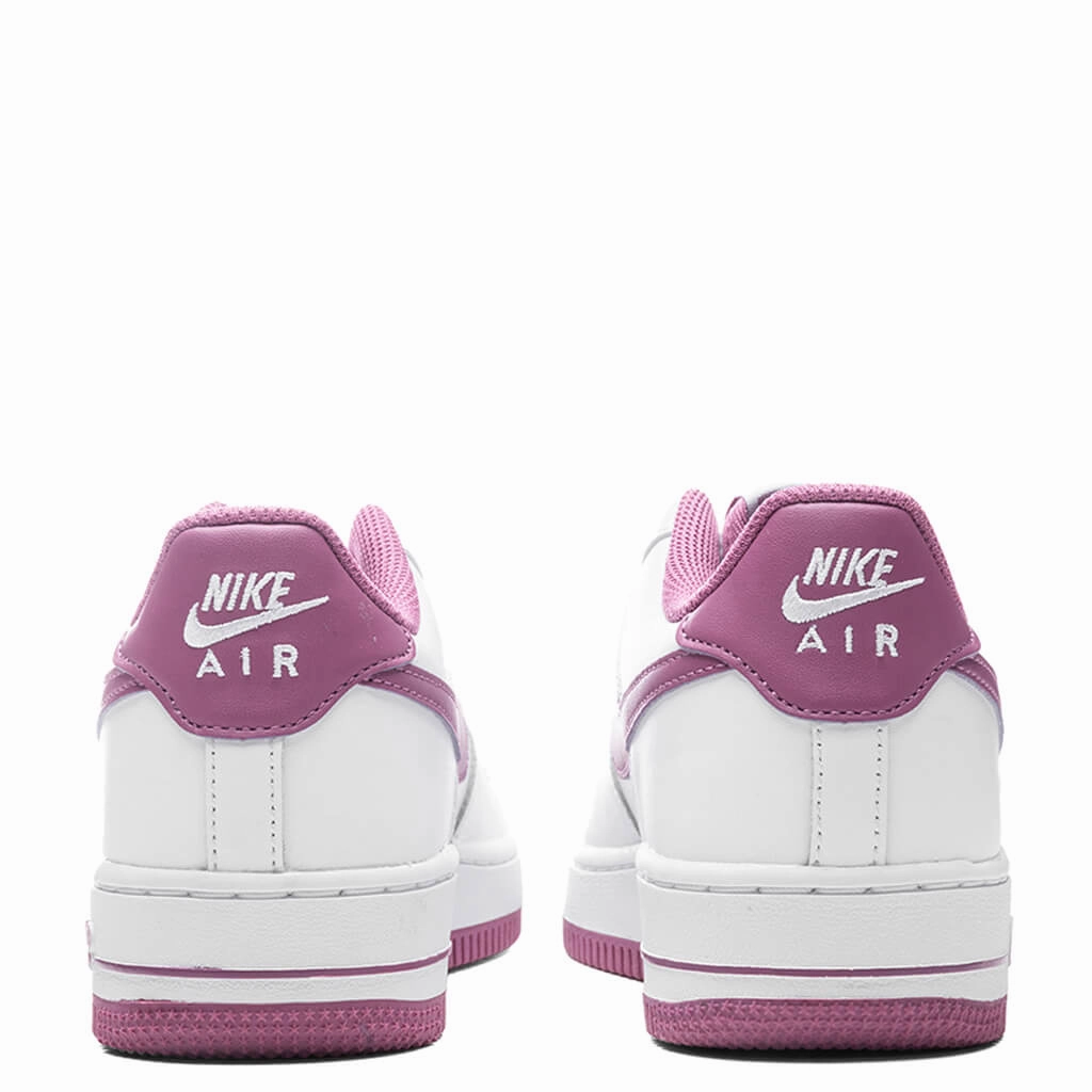 Air Force 1 '06 (GS) - White/Light Bordeaux Nike Classic Sports Sneakers