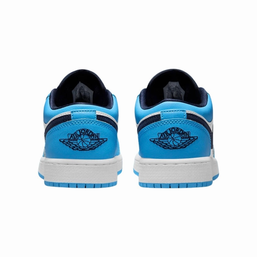 Air Jordan 1 Low GS UNC University Blue White 2021 Retro Sneakers