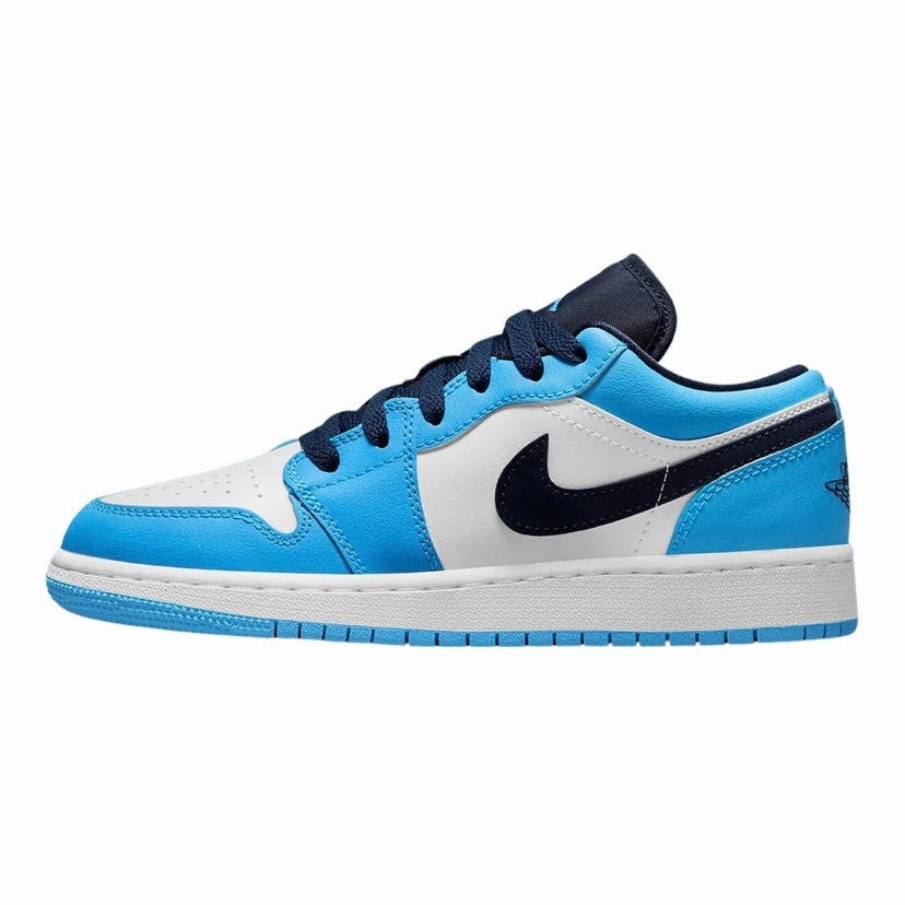 Air Jordan 1 Low GS UNC University Blue White 2021 Retro Sneakers