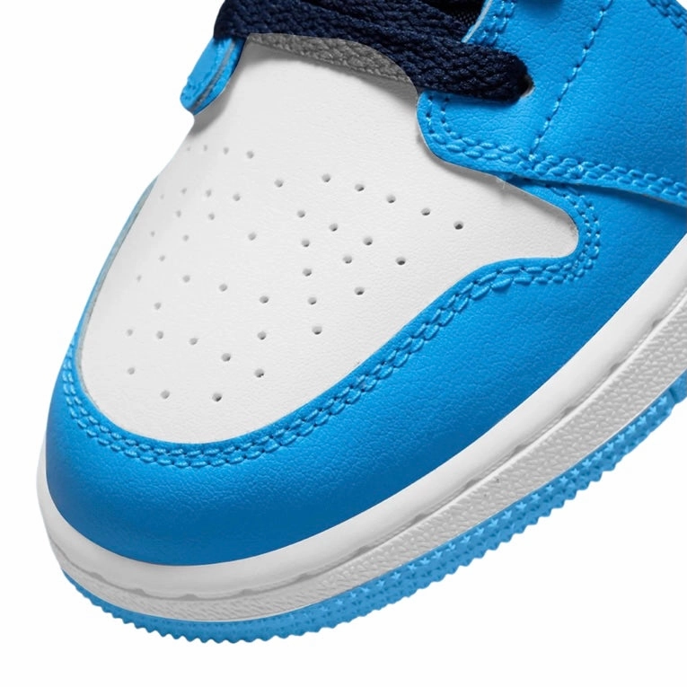 Air Jordan 1 Low GS UNC University Blue White 2021 Retro Sneakers
