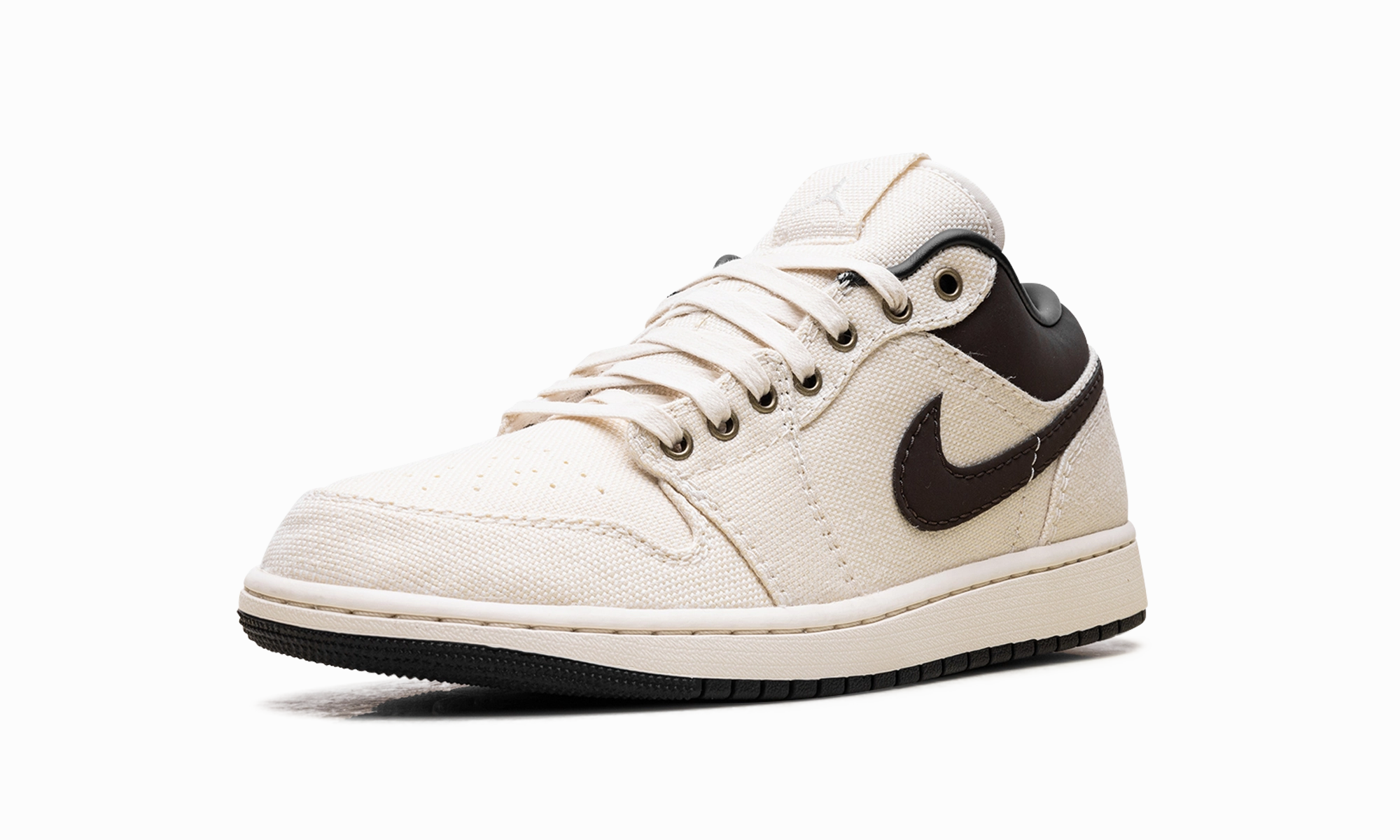 Air Jordan 1 Low Premium "Pale Ivory Baroque Brown" jordan premium mens sneakers