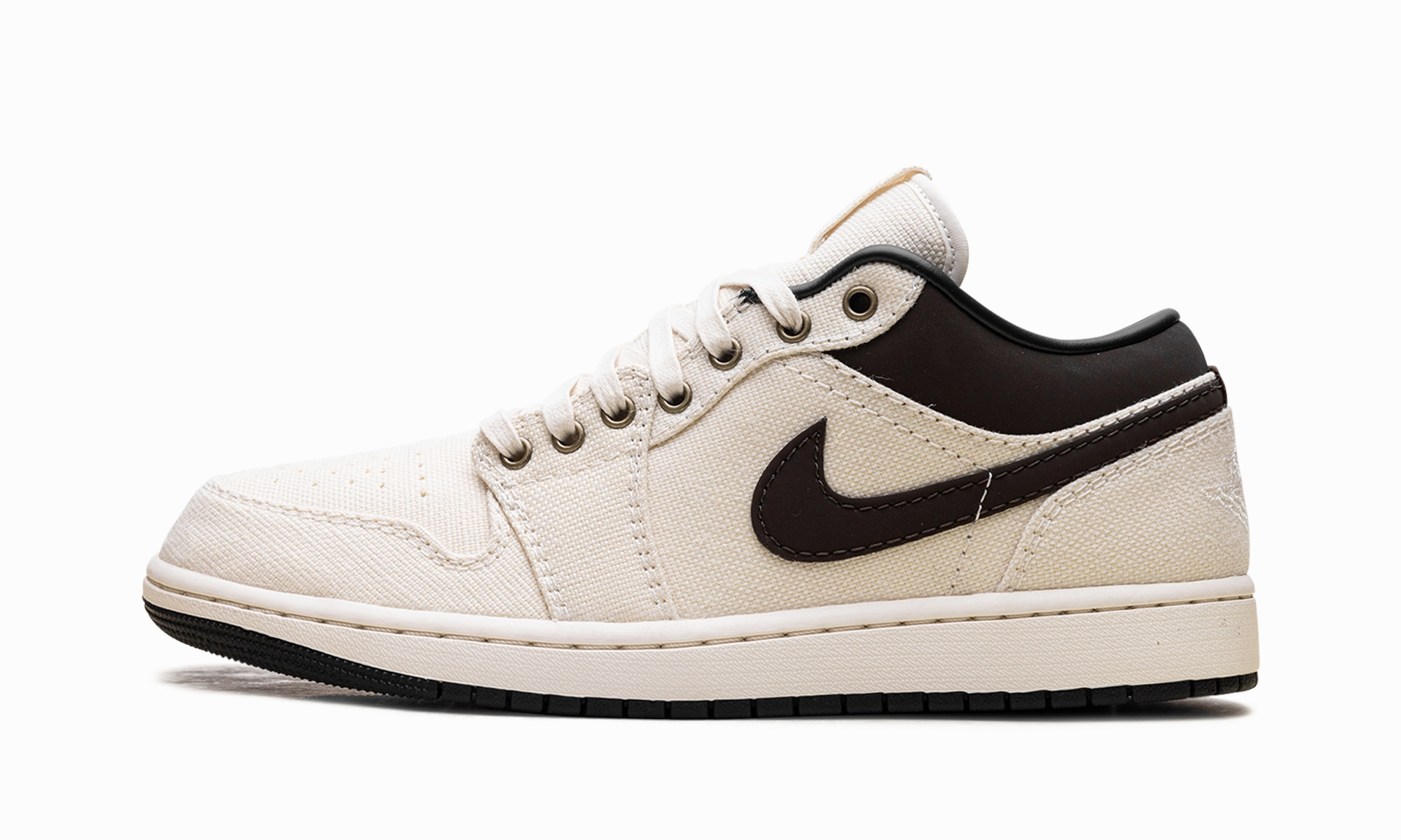 Air Jordan 1 Low Premium "Pale Ivory Baroque Brown" Jordan Men's sneakers