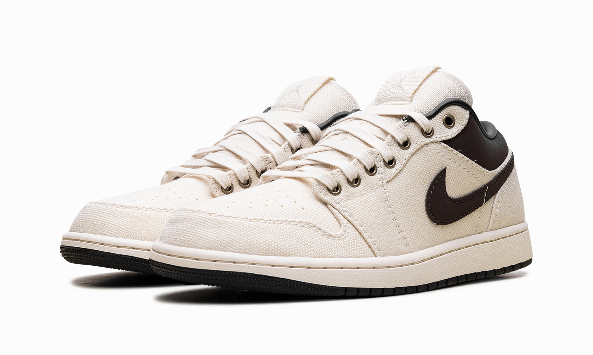 Air Jordan 1 Low Premium "Pale Ivory Baroque Brown" jordan premium mens sneakers