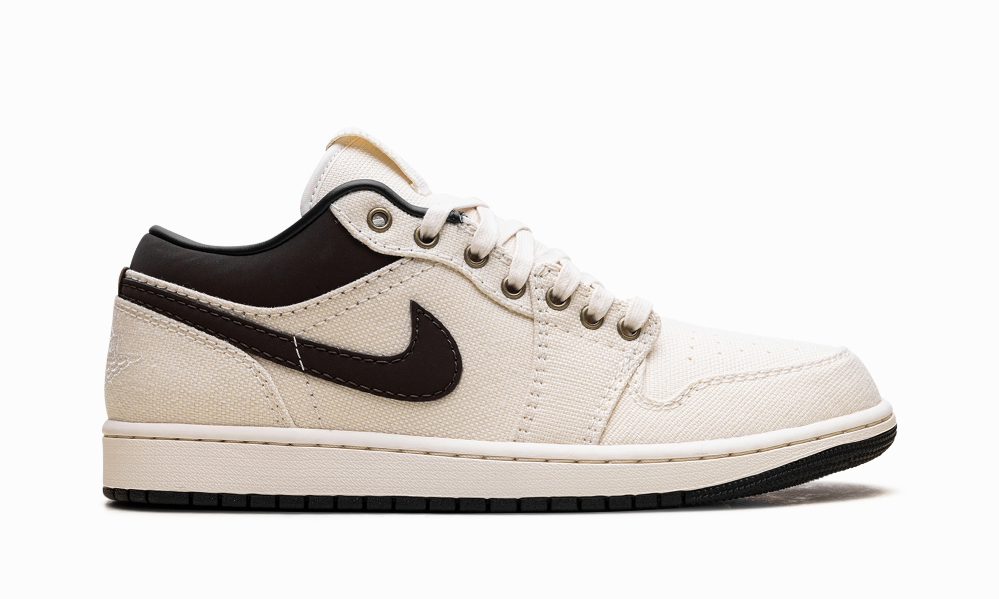 Air Jordan 1 Low Premium "Pale Ivory Baroque Brown" jordan premium mens sneakers