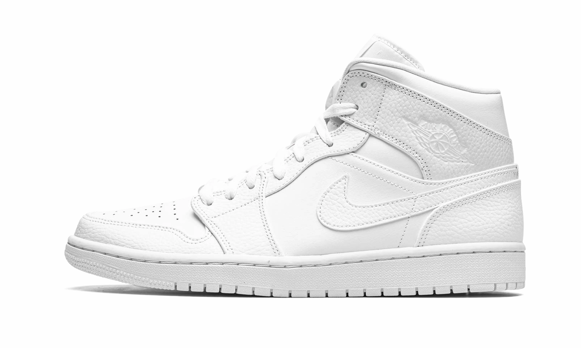 Air Jordan 1 Mid "Triple White" jordan premium mens sneakers