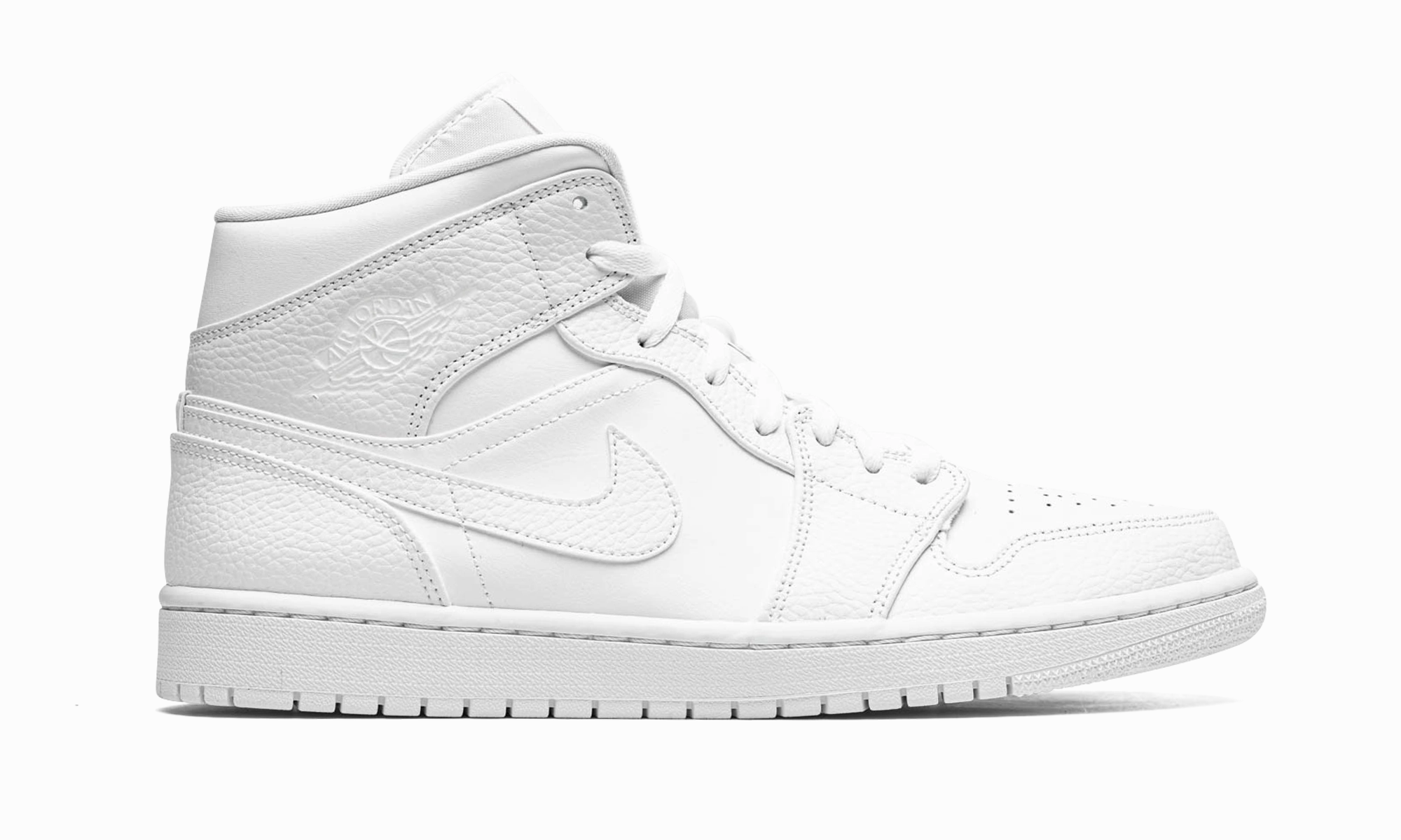 Air Jordan 1 Mid "Triple White" jordan premium mens sneakers
