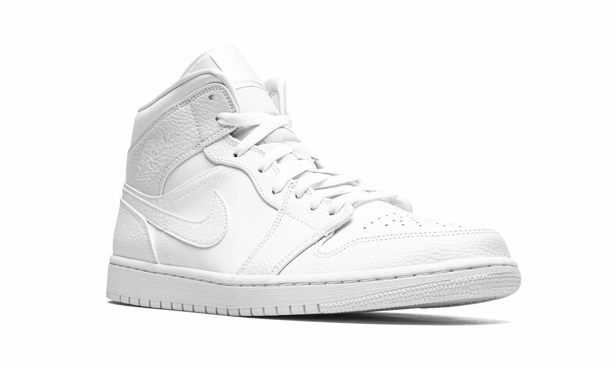 Air Jordan 1 Mid "Triple White" jordan premium mens sneakers
