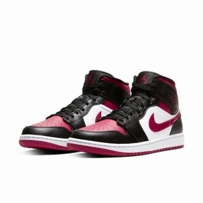 Air Jordan 1 Retro GS Mid Noble Red Air Jordan retro sneakers for street style