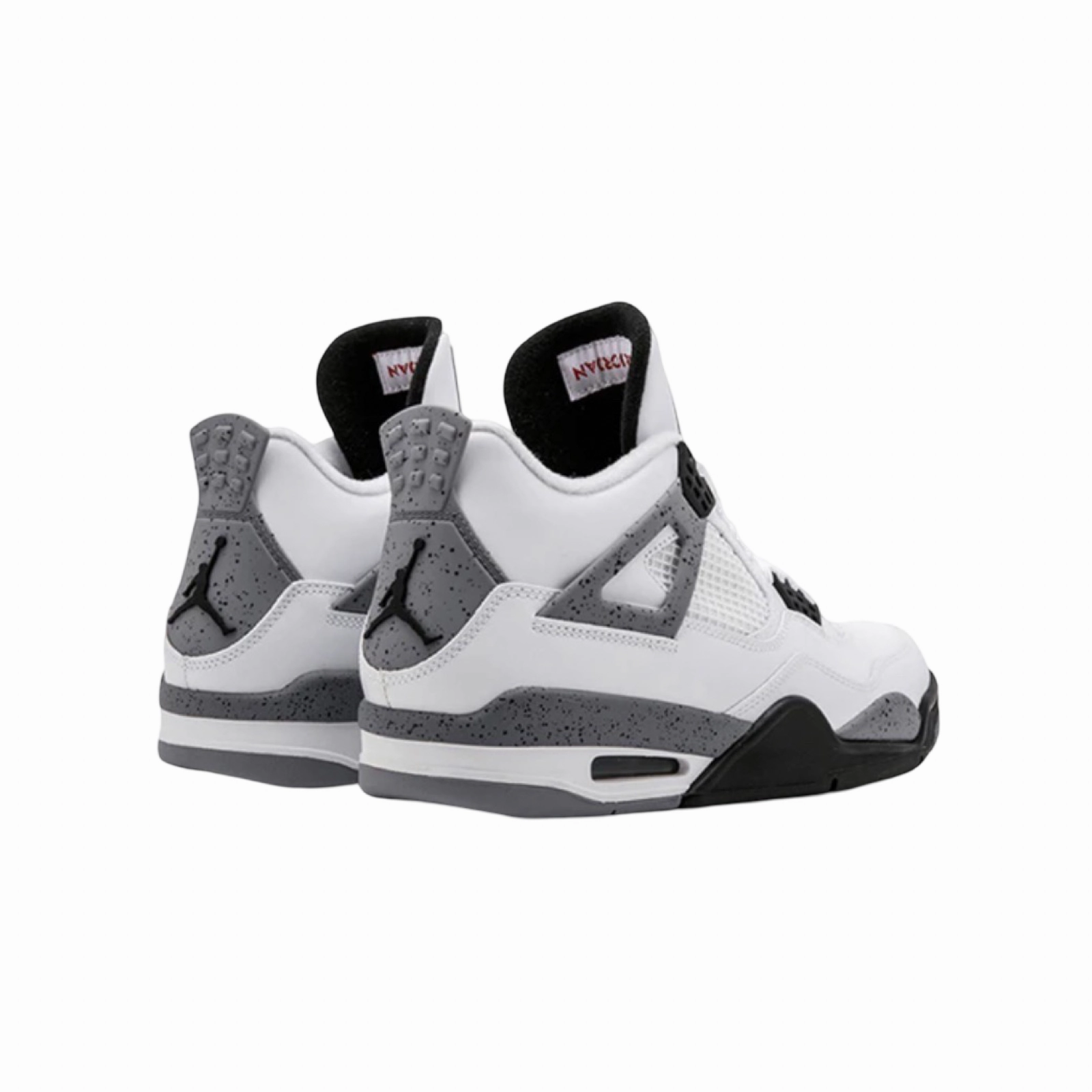 Air Jordan 4 Retro 2012 White Cement White Black Tech Grey Retro Sneakers