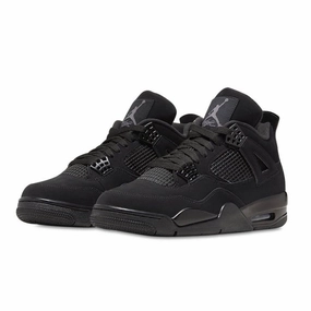 Air Jordan 4 Retro Black Cat 2020 Black Light Graphite Air Jordan retro sneakers for street style