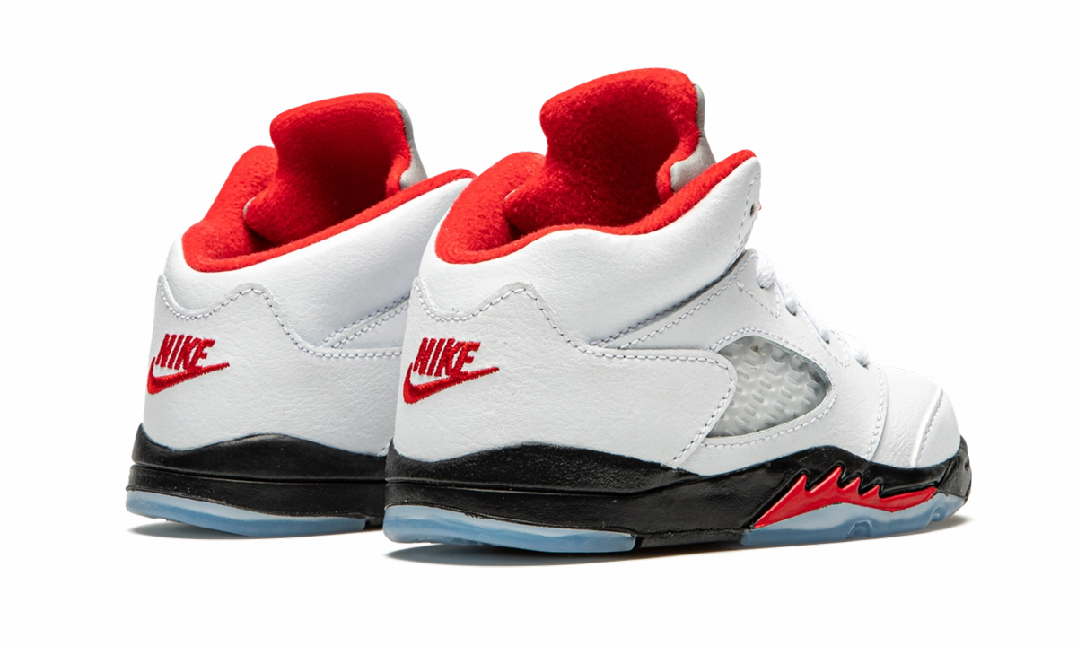 Air Jordan 5 Retro TD "Fire Red Silver Tongue 2020" jordan toddler baby shoes
