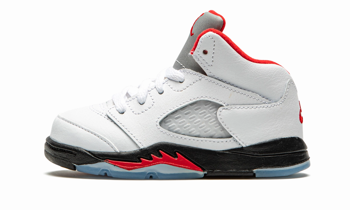 Air Jordan 5 Retro TD "Fire Red Silver Tongue 2020" Jordan Toddler shoes