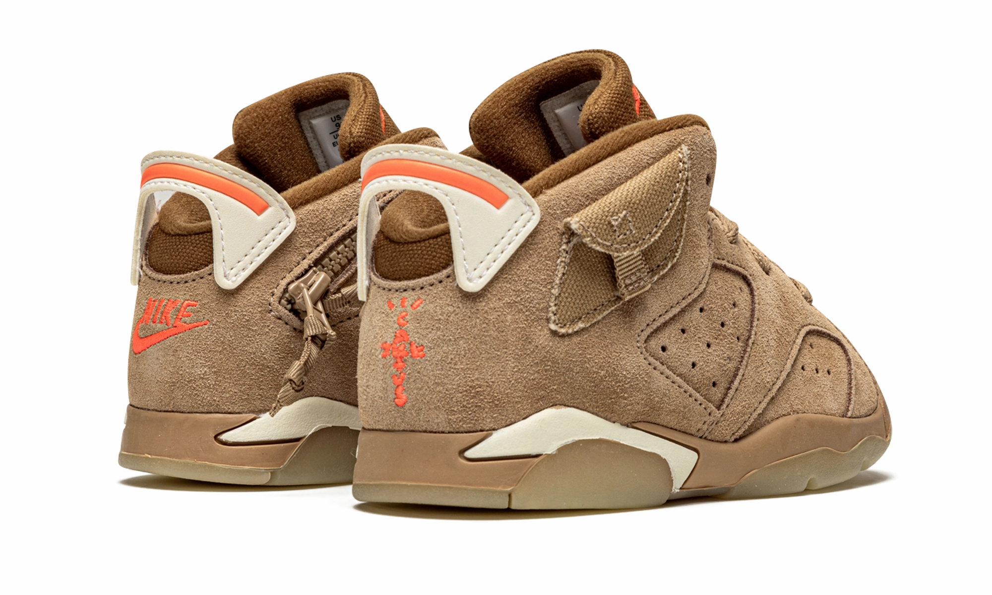 Air Jordan 6 Retro TD "Travis Scott - British Khaki" jordan toddler baby shoes