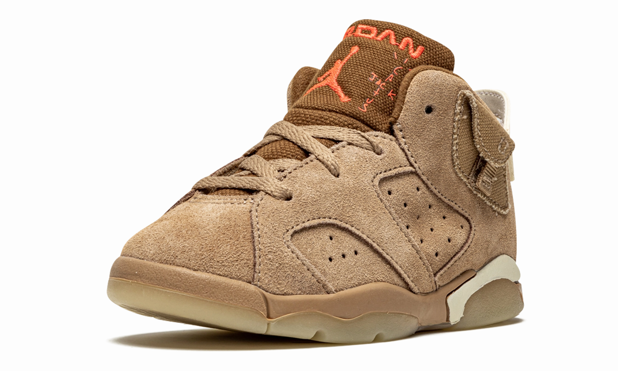 Air Jordan 6 Retro TD "Travis Scott - British Khaki" jordan toddler baby shoes