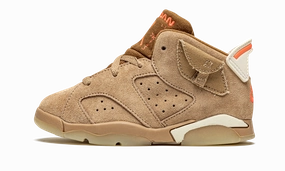 Air Jordan 6 Retro TD "Travis Scott - British Khaki" Jordan Toddler shoes