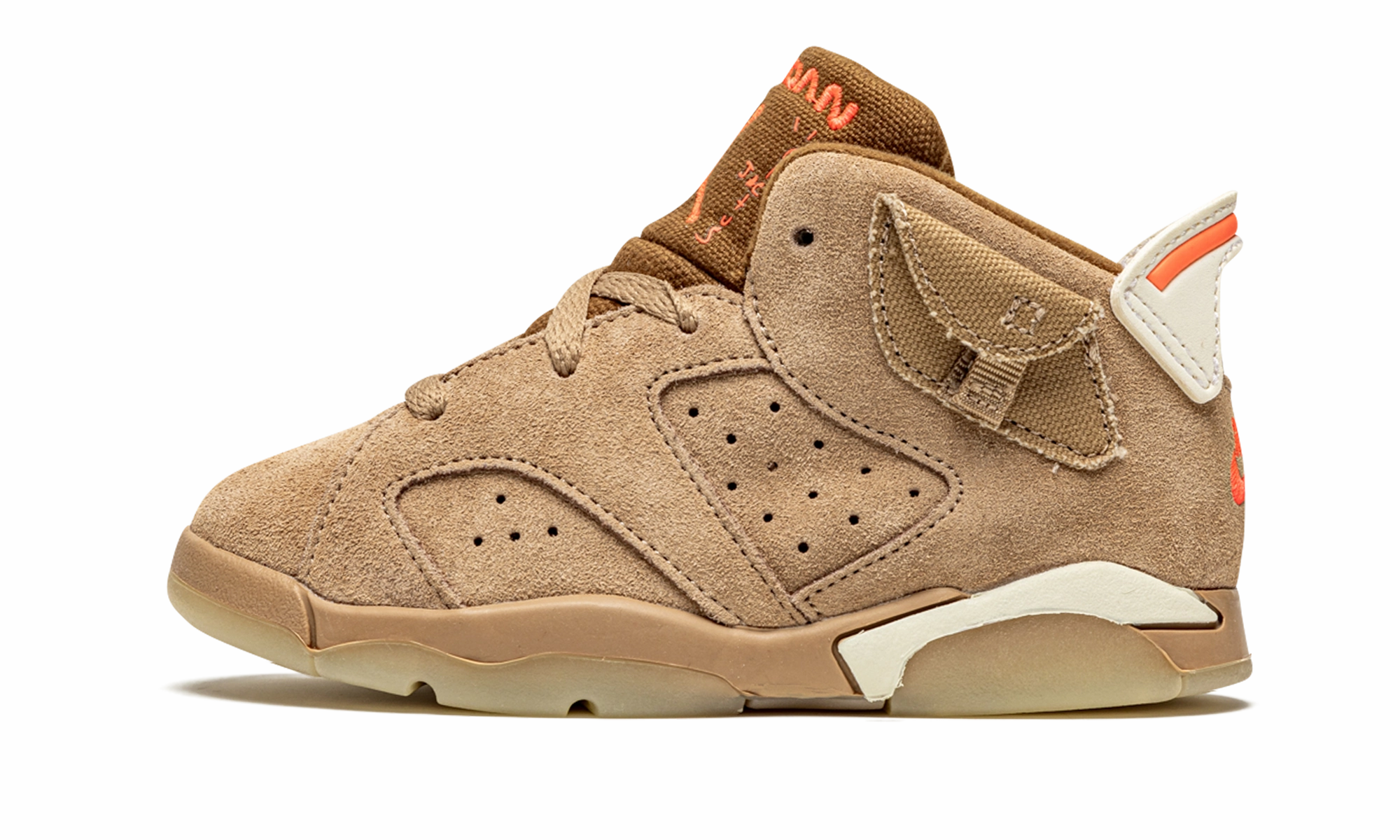 Air Jordan 6 Retro TD "Travis Scott - British Khaki" jordan toddler baby shoes