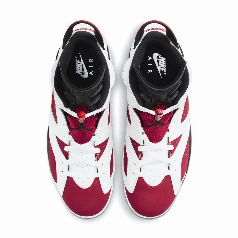 Air Jordan 6 Retro White Carmine Black 2021 Retro Sneakers
