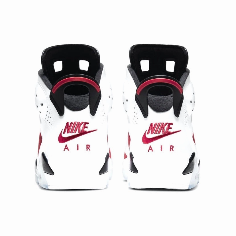 Air Jordan 6 Retro White Carmine Black 2021 Retro Sneakers