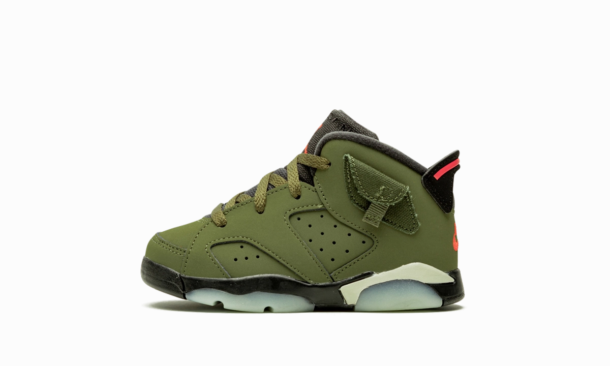 Air Jordan 6 TD "Cactus Jack - Travis Scott" Jordan Toddler shoes