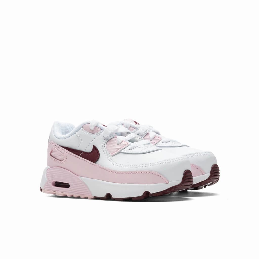 Air Max 90 (TD) - White/Dark Beetroot Nike Classic Sports Sneakers