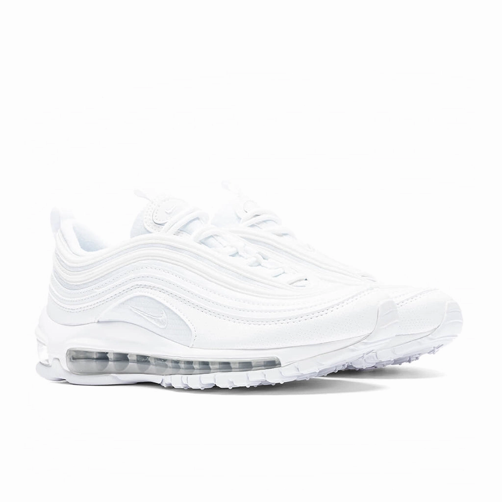 Air Max 97 (GS) - White/Metallic Silver Nike Classic Sports Sneakers