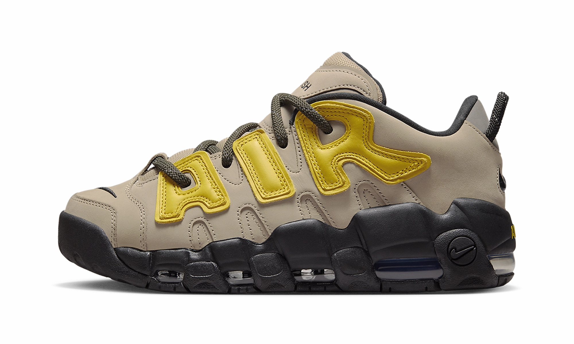 Air More Uptempo Low "AMBUSH - Limestone" Nike Basketball sneakers