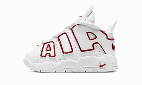 Air More Uptempo Qs TD "WHITE VARSITY RED" Nike Toddler shoes
