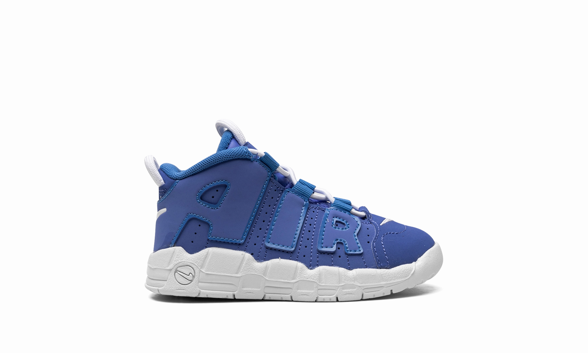 Air More Uptempo TD "Battle Blue" nike toddler soft shoes