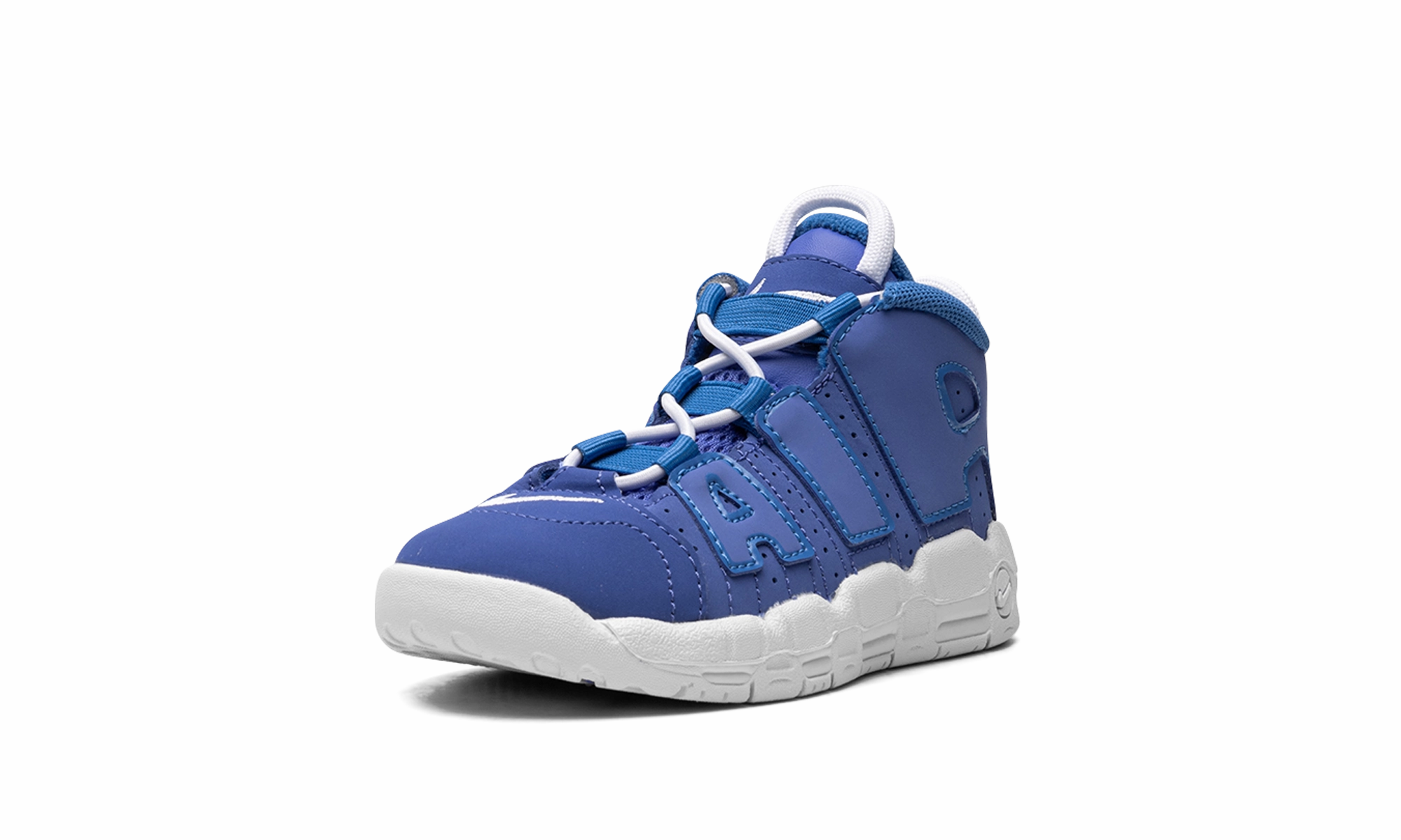 Air More Uptempo TD "Battle Blue" nike toddler soft shoes