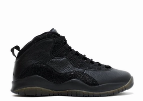 AJ 10 Retro Drake OVO Black Air Jordan signature sneakers in bold colorways