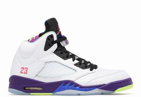 AJ 5 Retro Alternate Bel-Air Air Jordan signature sneakers in bold colorways
