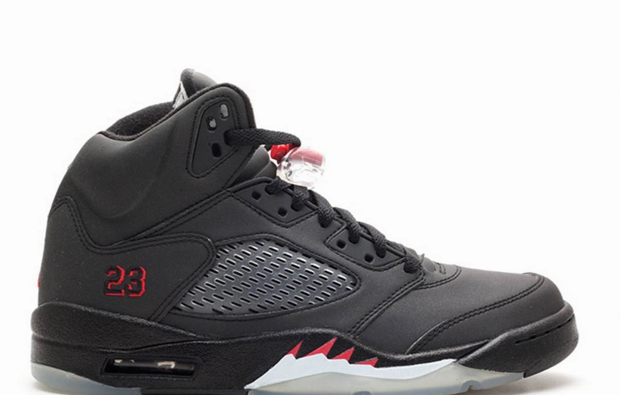 AJ 5 Retro DMP Raging Bull 3M Air Jordan signature sneakers in bold colorways