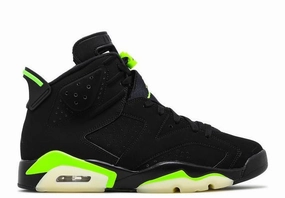 AJ 6 Retro Electric Green Air Jordan signature sneakers in bold colorways