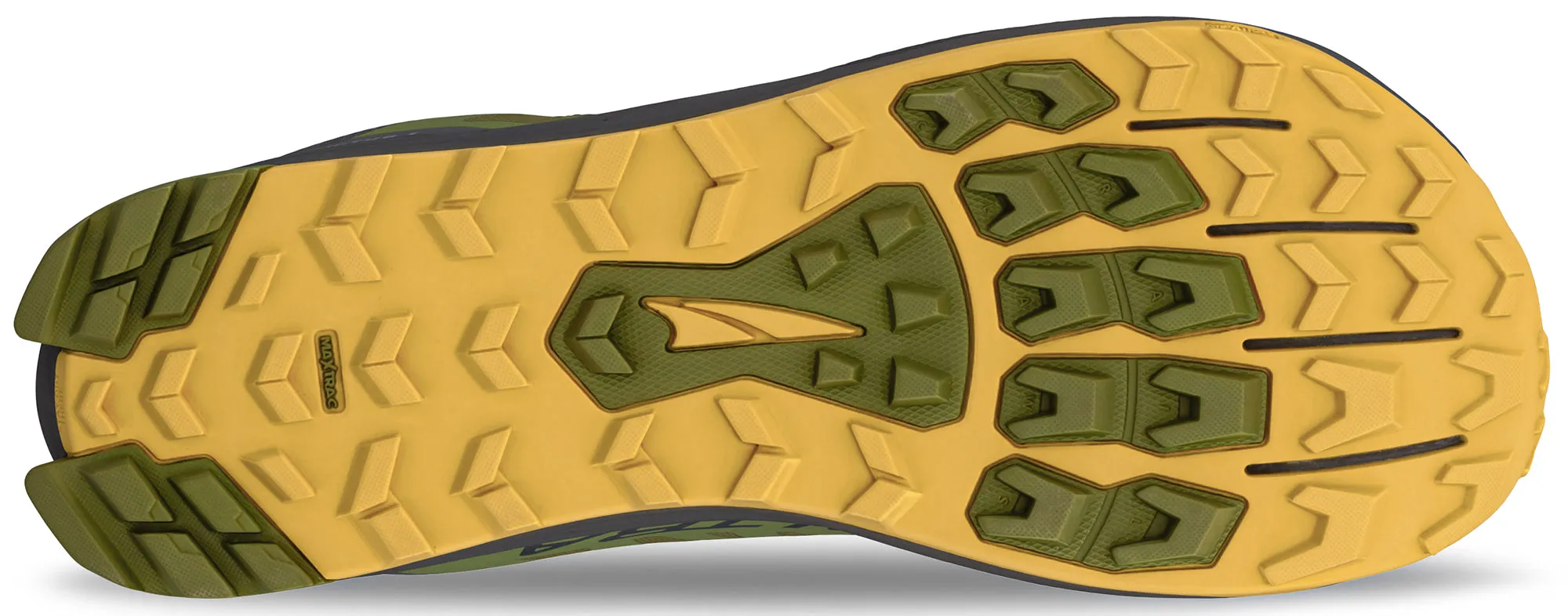 Altra Lone Peak 9 Waterproof Mens Trail Running Shoes - Green Mens Trail Trainers