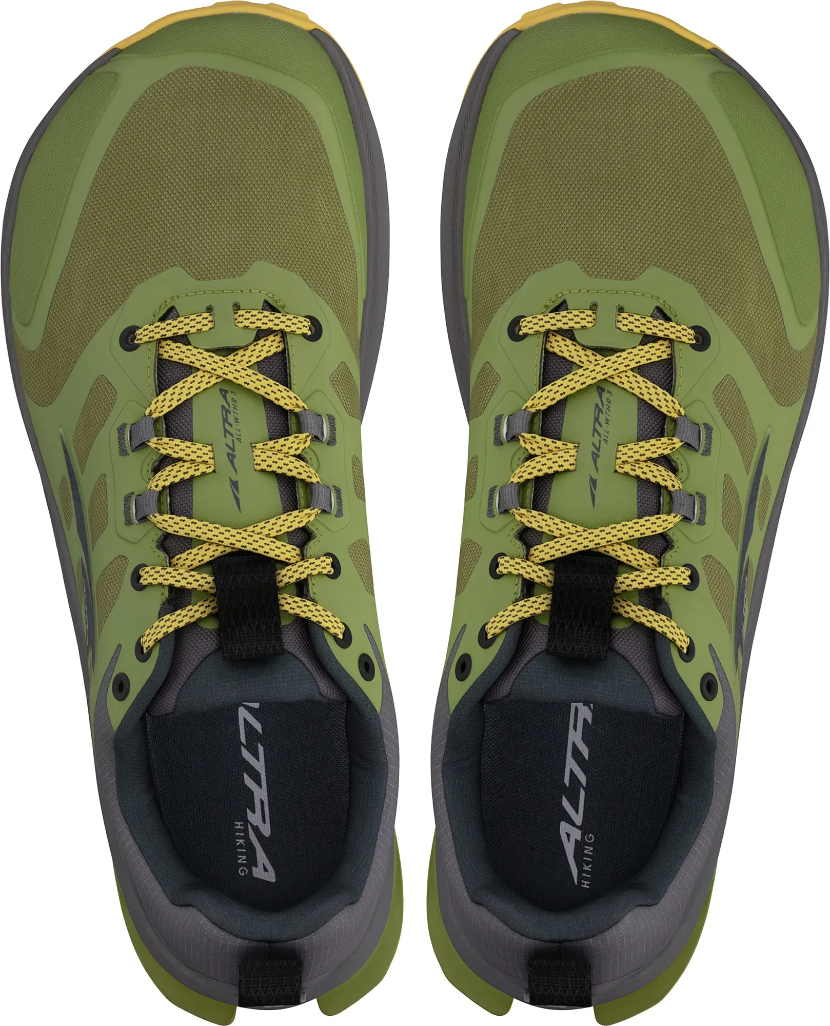 Altra Lone Peak 9 Waterproof Mens Trail Running Shoes - Green Mens Trail Trainers