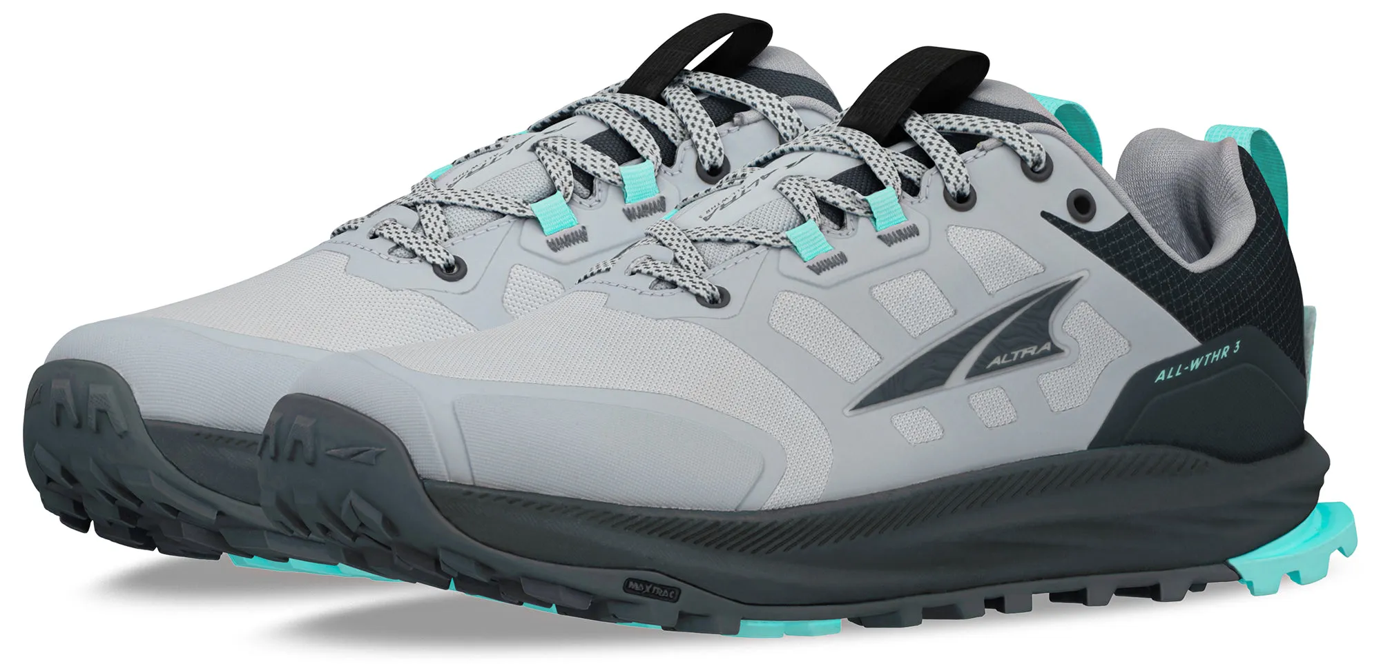 Altra Lone Peak 9 Waterproof Womens Trail Running Shoes - Black Womens Performance Shoes