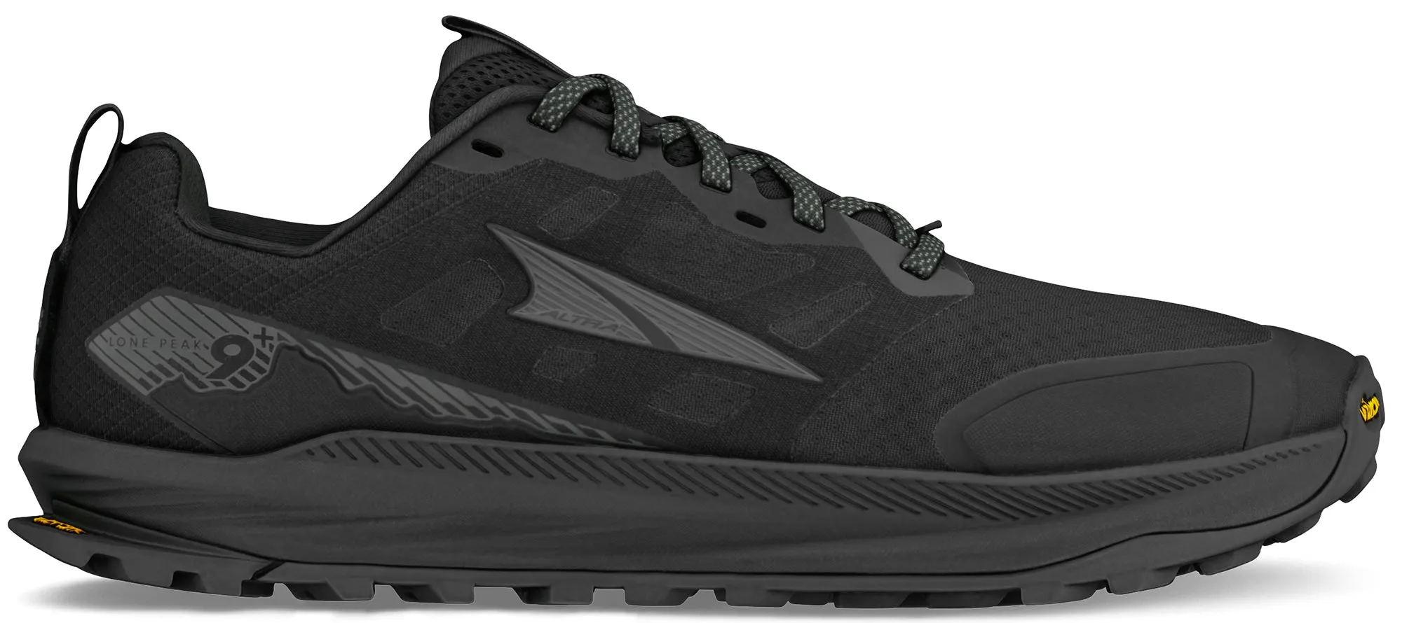Altra Lone Peak 9  WIDE FIT Mens Trail Running Shoes - Black Altra men's shoe styles
