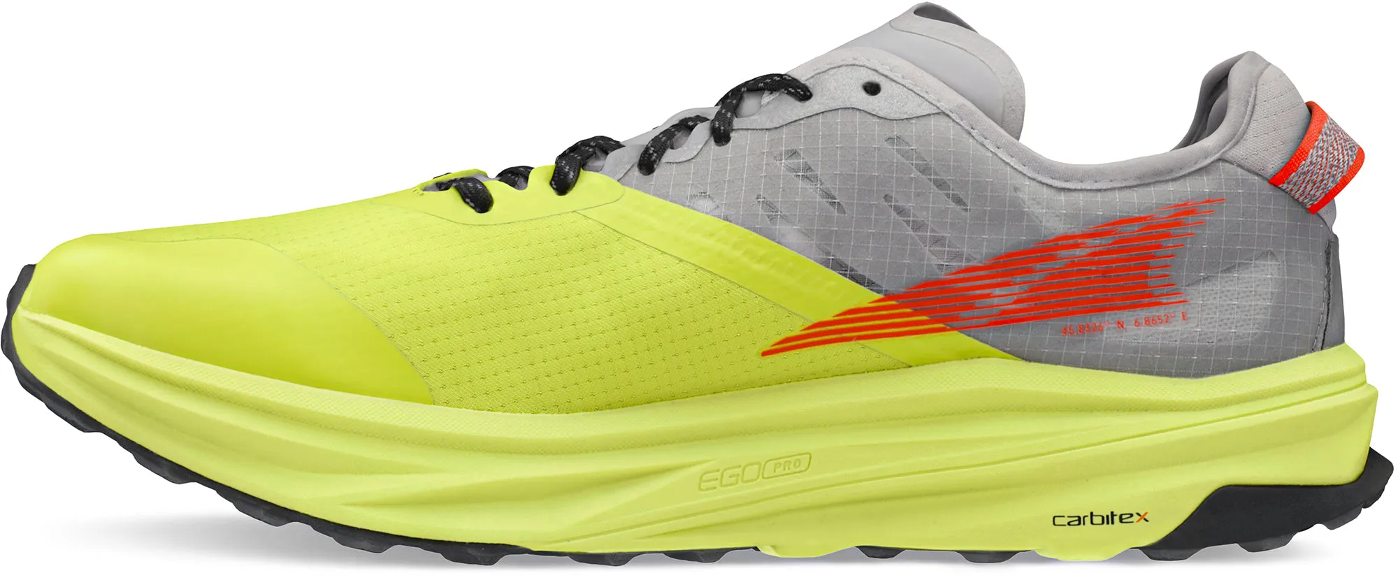 Altra Mont Blanc Carbon Mens Trail Running Shoes - Grey Mens Trail Trainers