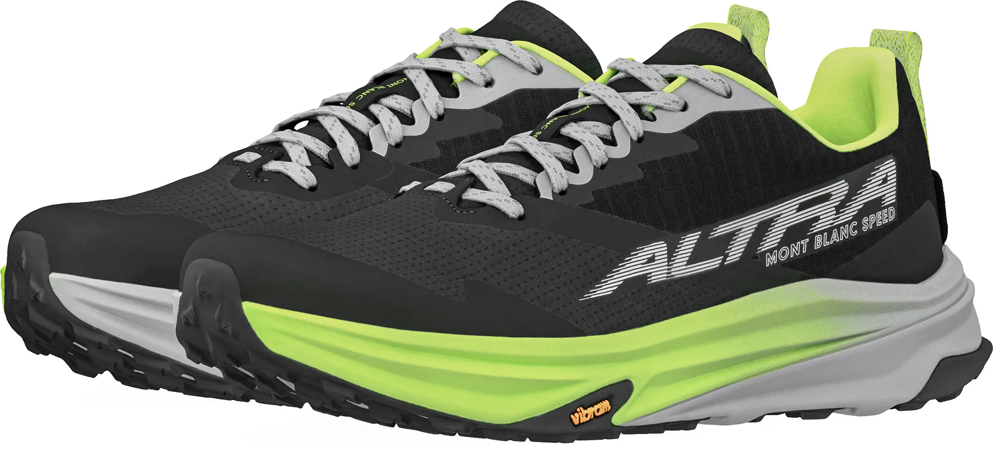 Altra Mont Blanc Speed Mens Trail Running Shoes - Black Mens Trail Trainers